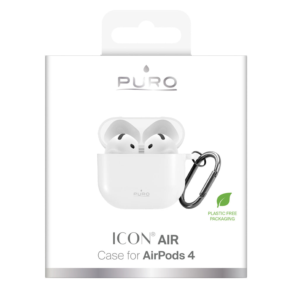 Puro Icon Case for AirPods 4 - White_1