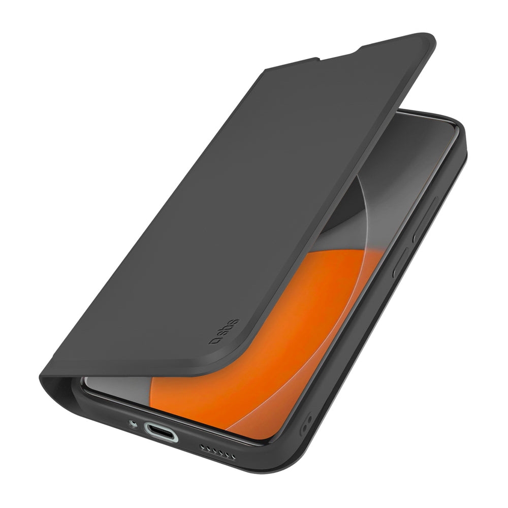 SBS Wallet Smooth Case for Xiaomi Redmi Note 15 Pro with Flip - Black_0