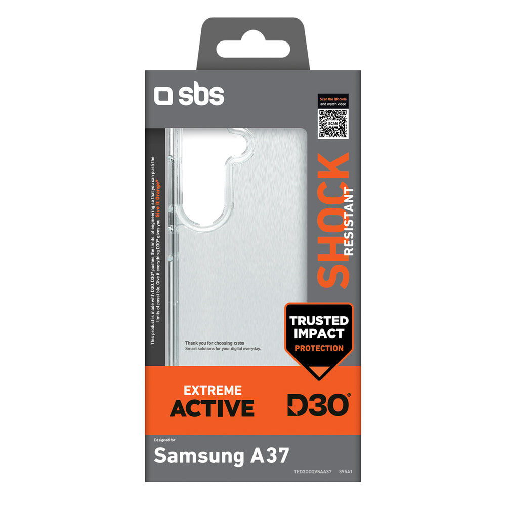 SBS D3O Case for Samsung Galaxy A37 - Transparent_1