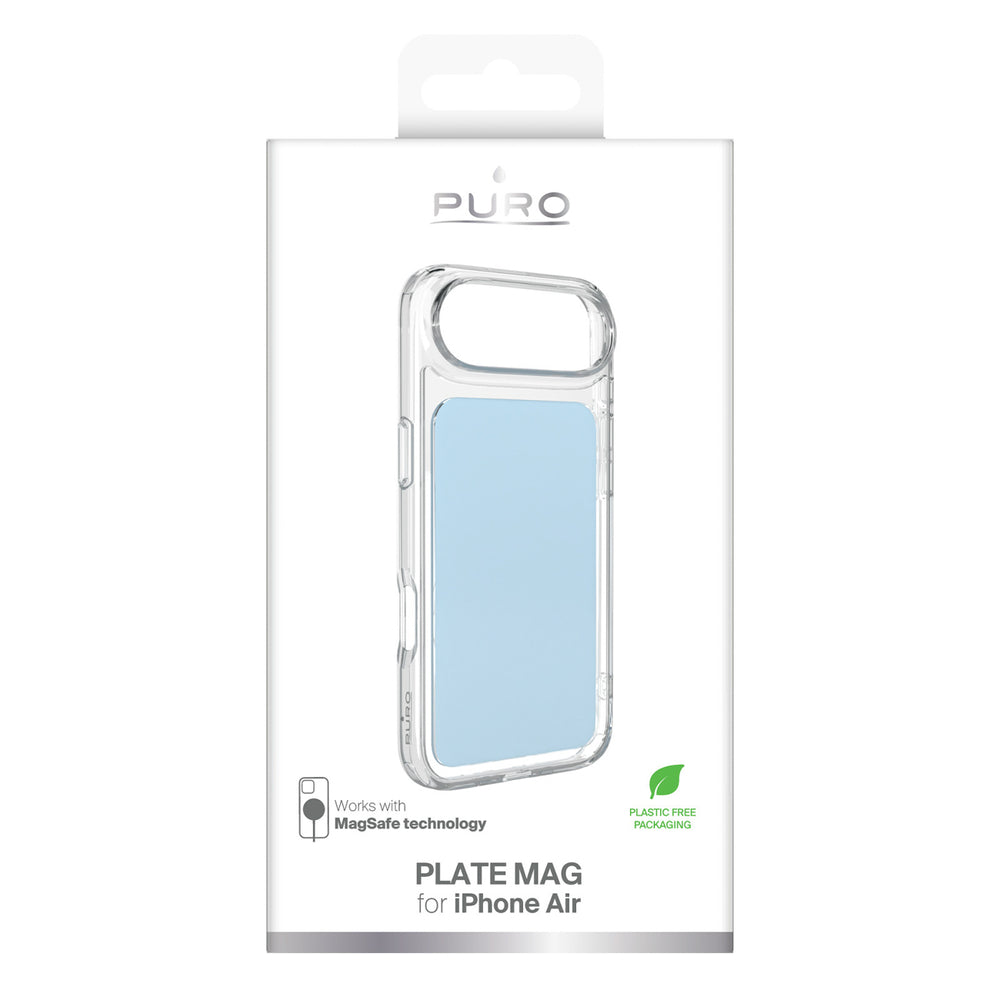 Puro Plate Mag Case for iPhone 17 Air Compatible with MagSafe - Light Blue_1