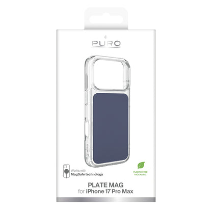 Puro Plate Mag Case for iPhone 17 Pro Max Compatible with MagSafe - Blue_1