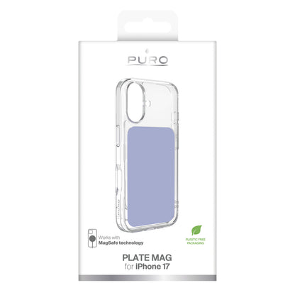 Puro Plate Mag Case for iPhone 17 Compatible with MagSafe - Purple_1