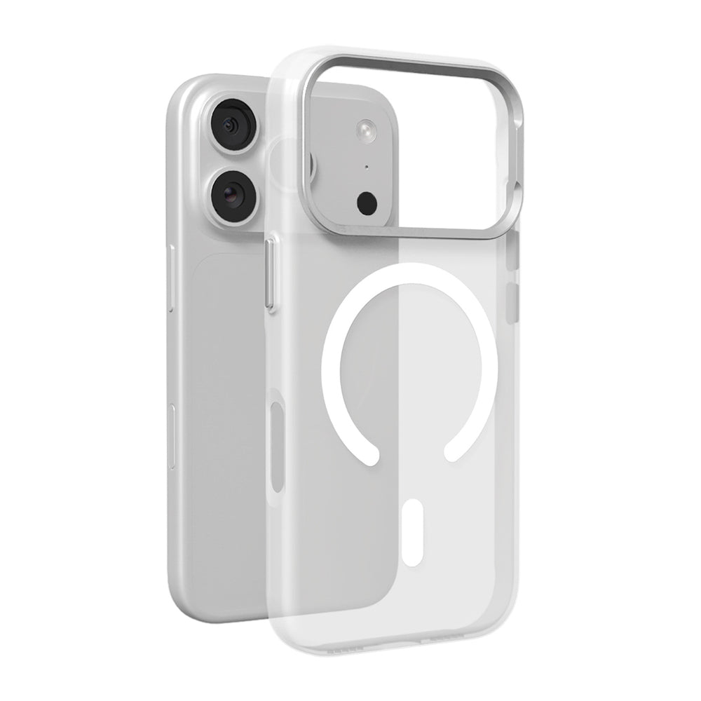 Puro Lightfeel iPhone 17 Pro Case Compatible with MagSafe - Transparent and White_0