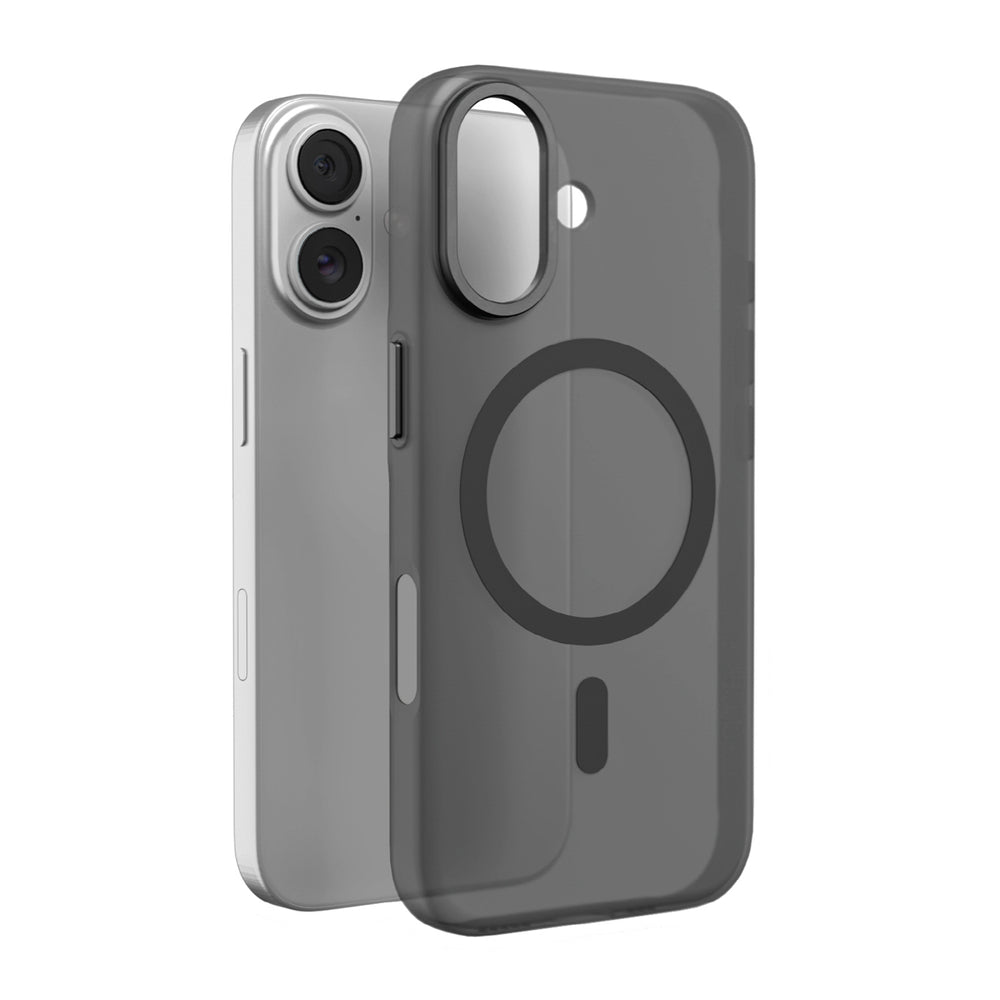 Puro Lightfeel case for iPhone 17 compatible with MagSafe - transparent and black_0
