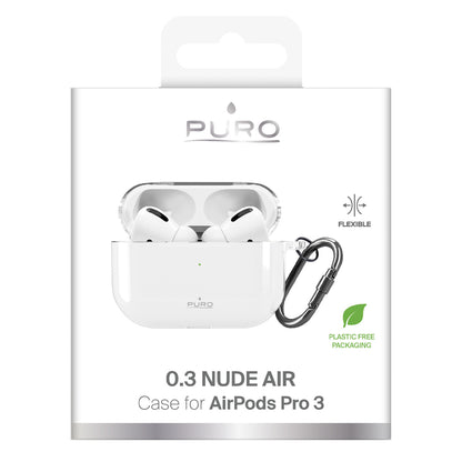 Puro 0.3 Nude Case for AirPods Pro 3 - Transparent_5