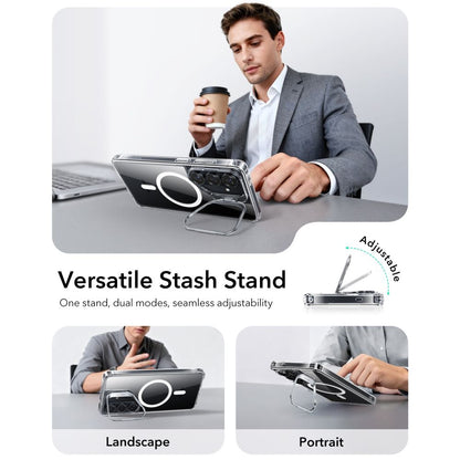 ESR Classic Hybrid Kickstand MagSafe Case for Samsung Galaxy S26 - Transparent_2