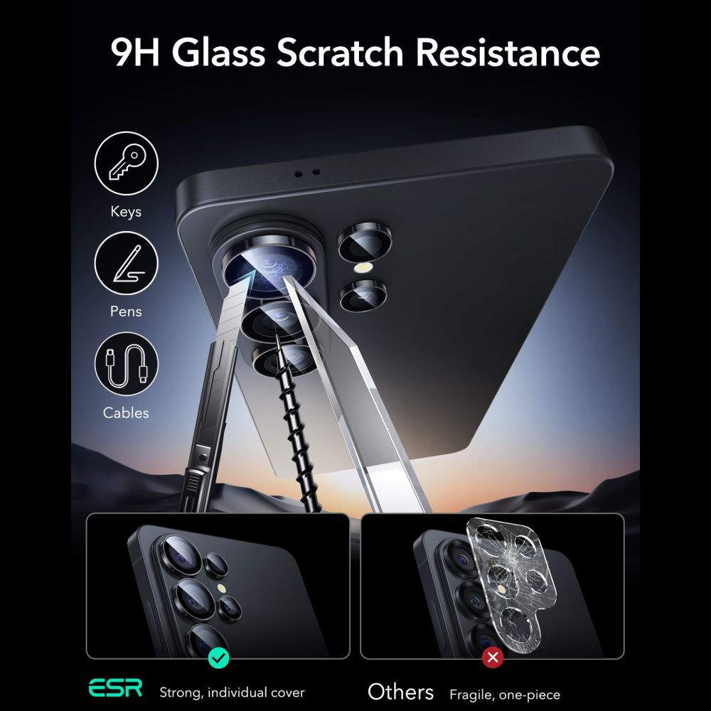 ESR Armorite Camera Protector for Samsung Galaxy S26 Ultra - Black_5