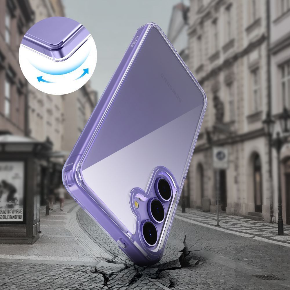 Tech-Protect FlexAir Hybrid Case for Samsung Galaxy A57 5G - Transparent_4