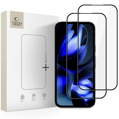 Tech-Protect Glass Fit+ 2-Pack Tempered Glass for Google Pixel 9A / 20A - Black_0