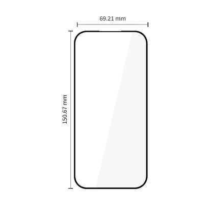 Tech-Protect Glass Fit+ 2-Pack Tempered Glass for Google Pixel 9A / 20A - Black_1
