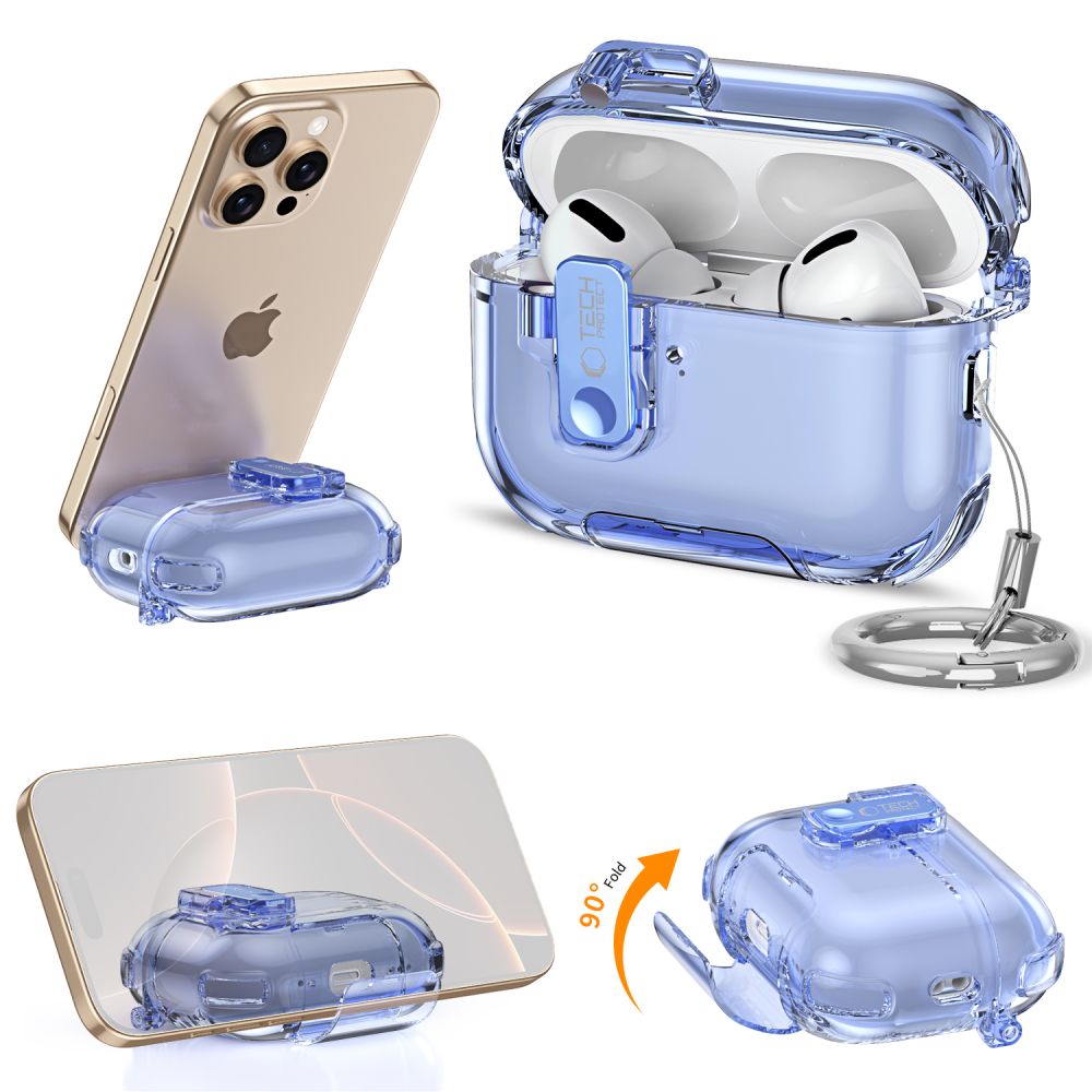 Tech-Protect Bounce Pro Case for AirPods Pro 3 - Clear_4