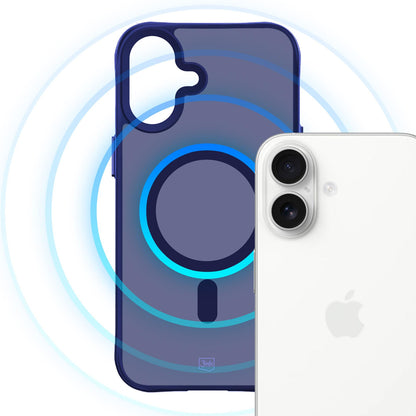 3mk Smoke MagCase for iPhone 16 - Blue-Translucent_2