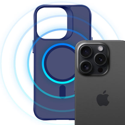 3mk Smoke MagCase for iPhone 16 Pro Max - Blue-Translucent_8