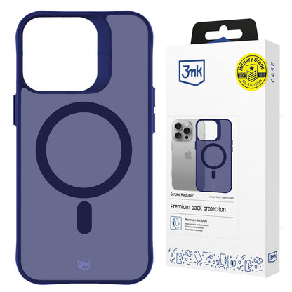 3mk Smoke MagCase for iPhone 16 Pro - Blue-Translucent_0