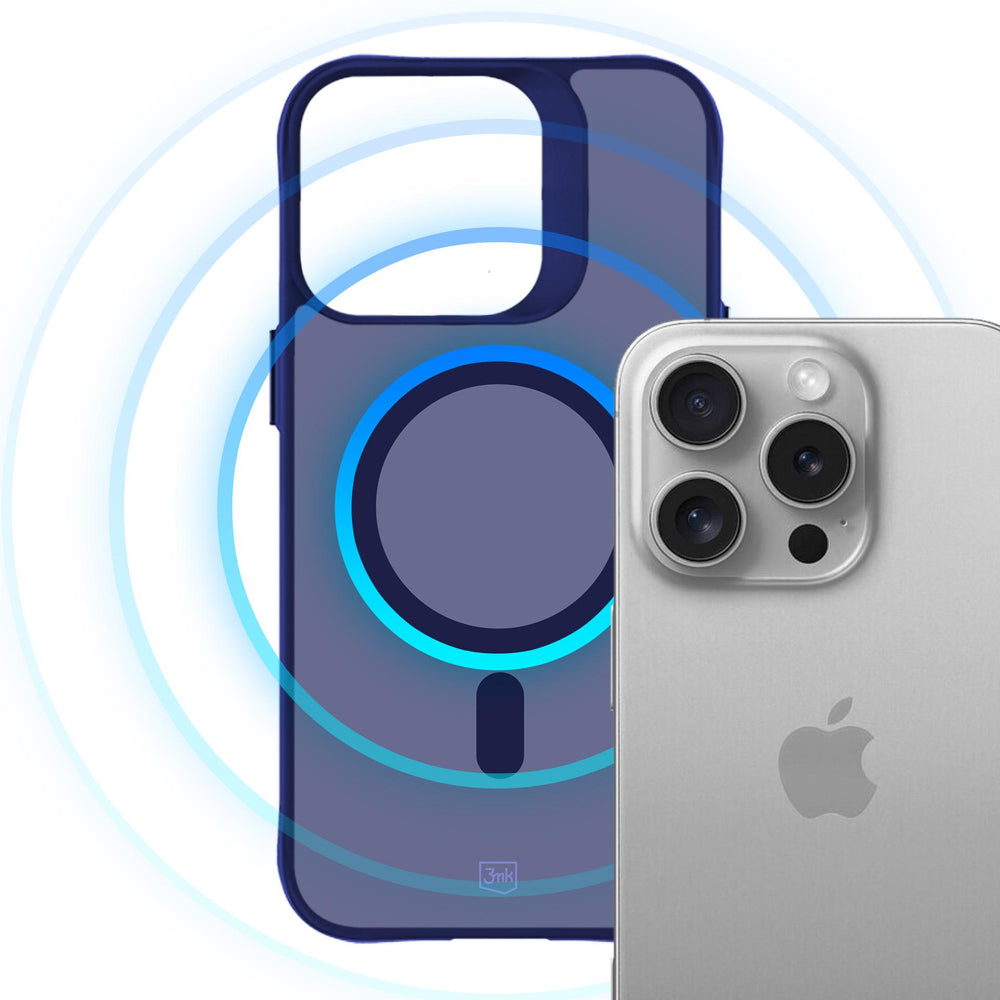 3mk Smoke MagCase for iPhone 16 Pro - Blue-Translucent_2