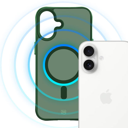 3mk Smoke MagCase for iPhone 16 - Green-Translucent_2