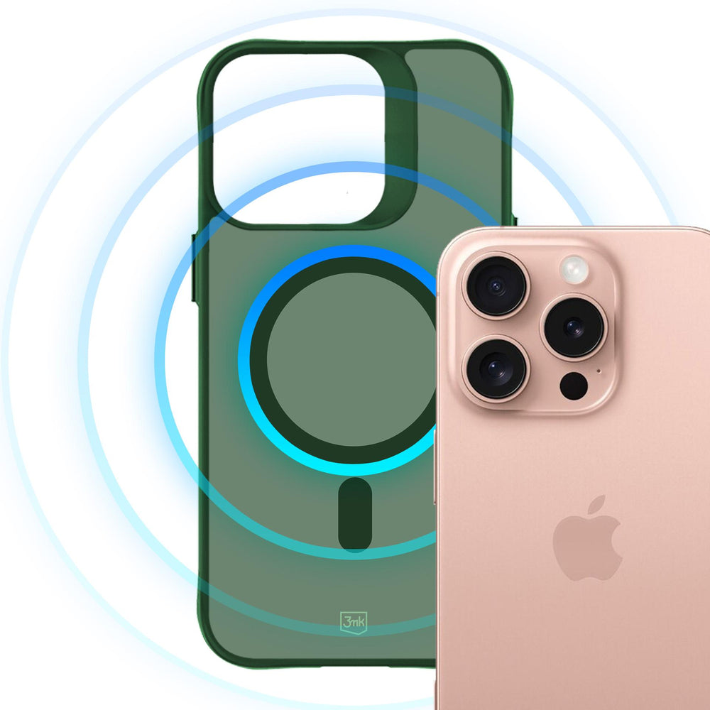 3mk Smoke MagCase for iPhone 16 Pro Max - Green-Translucent_2