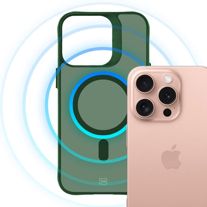 3mk Smoke MagCase for iPhone 16 Pro Max - Green-Translucent_2