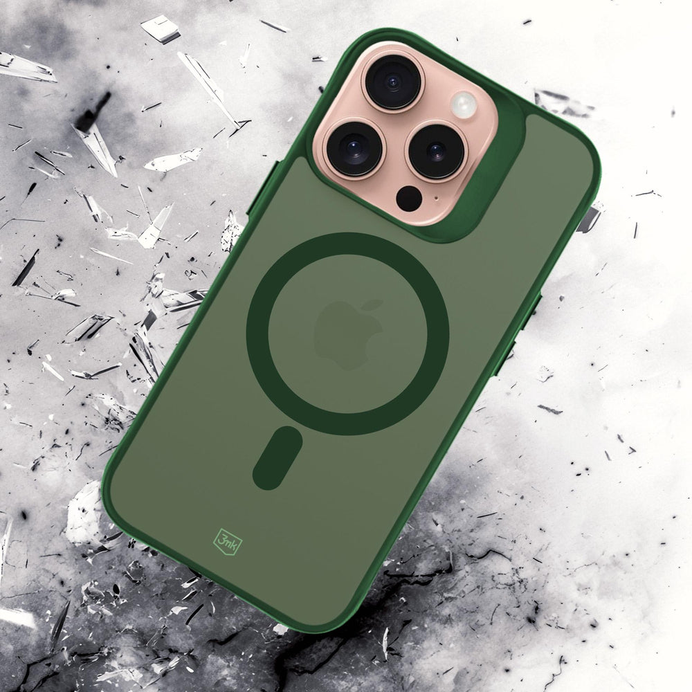 3mk Smoke MagCase for iPhone 16 Pro Max - Green-Translucent_5
