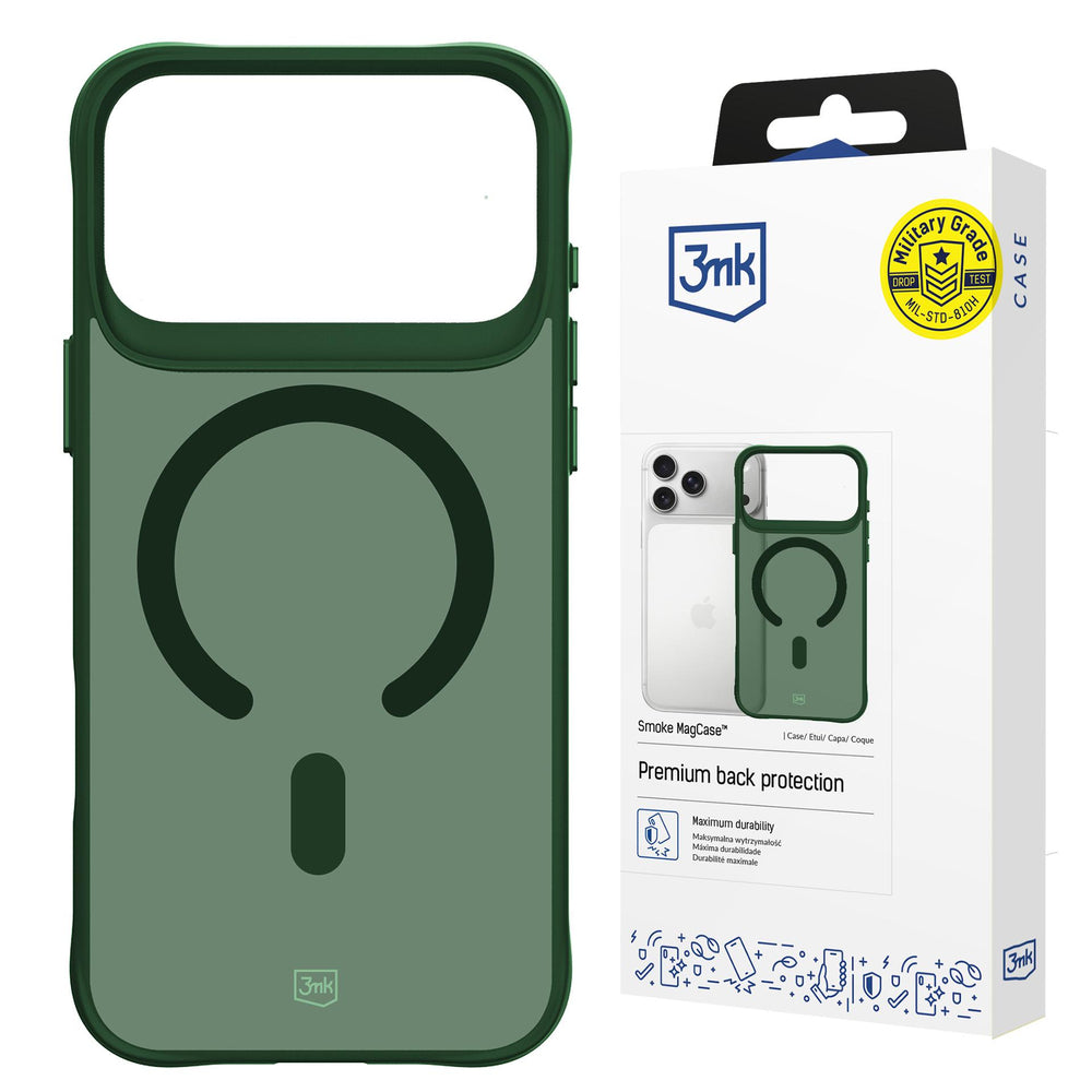 3mk Smoke MagCase for iPhone 17 Pro Max - Green_0