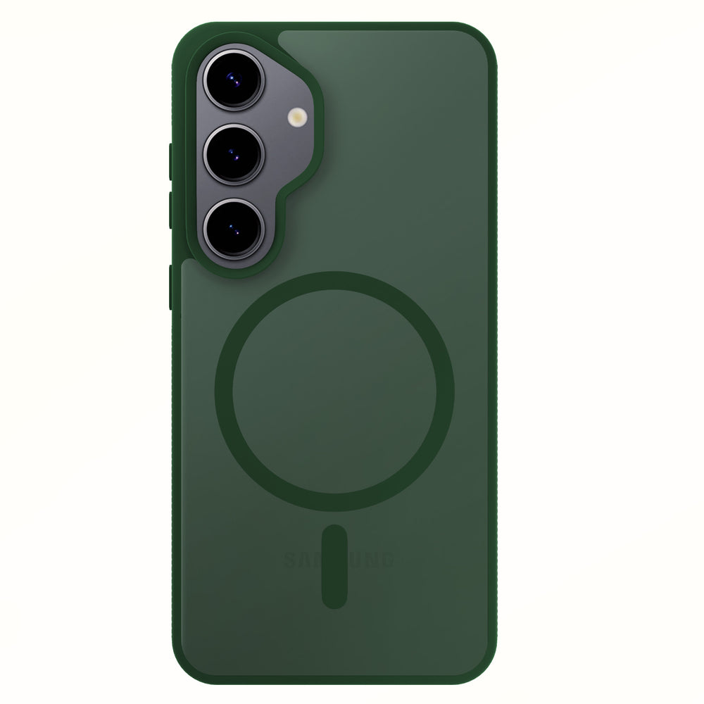 3mk Smoke MagCase for Samsung Galaxy S25 - Green-Translucent_1