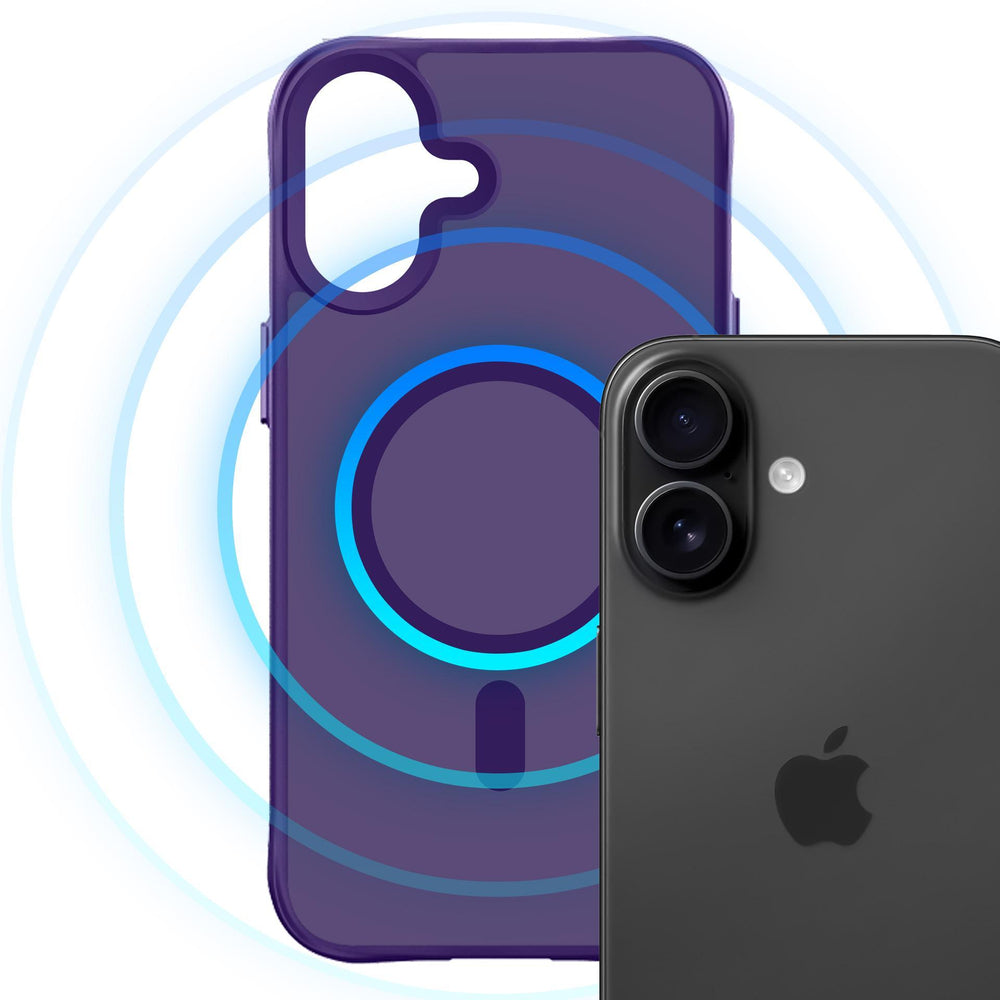3mk Smoke MagCase for iPhone 16 - purple-translucent_10