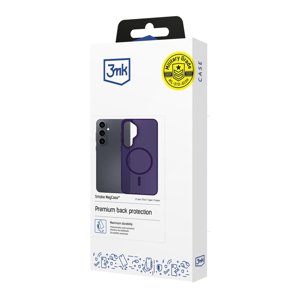3mk Smoke MagCase for iPhone 17 Pro Max - Purple-Translucent_8