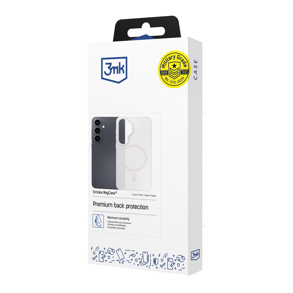 3mk Smoke MagCase for iPhone 17 - white-translucent_0