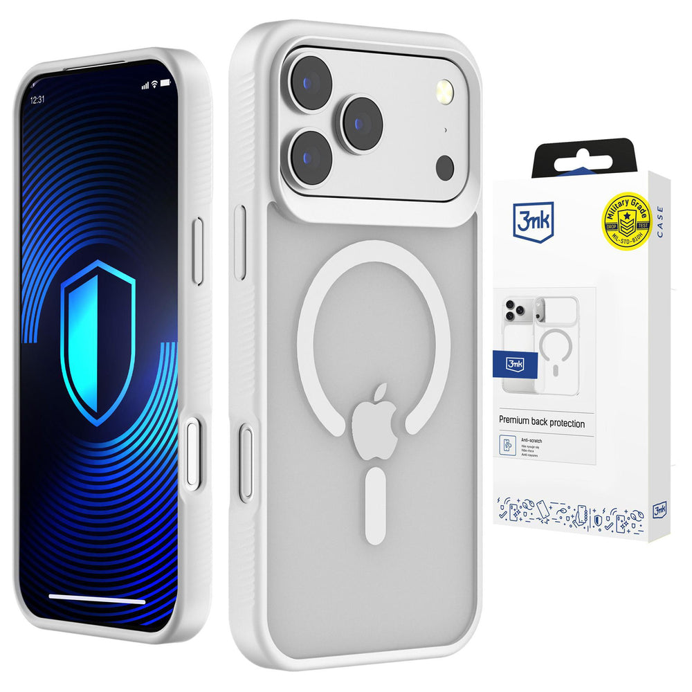 3mk Smoke MagCase for iPhone 17 Pro Max - White-Translucent_0