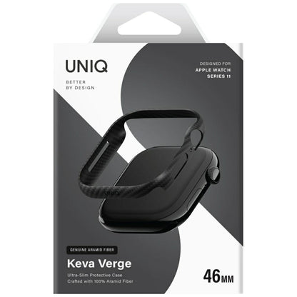 Uniq Keva Verge Case for Apple Watch 46mm - Black_1