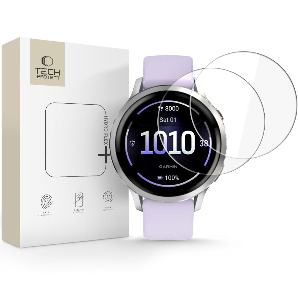 Tech-Protect Hydro flex+ 2-Pack Hydrogel Film for Garmin Venu 41mm_0