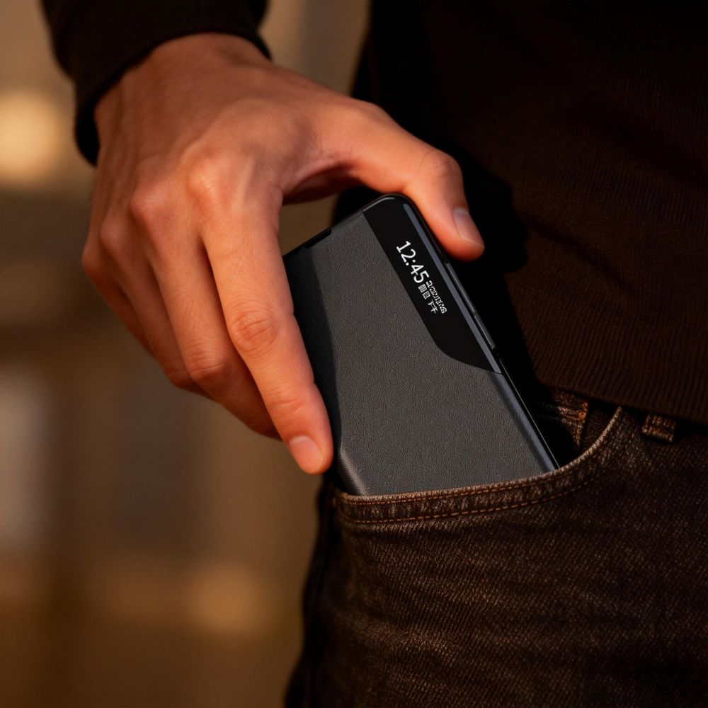 Tech-Protect Smart View Case for Samsung Galaxy A37 5G - Black_3