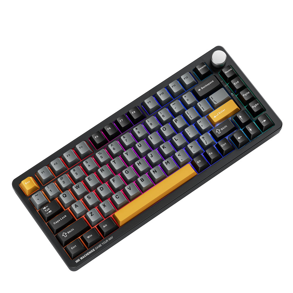 Machenike K600-B82W Wireless Mechanical Backlit Gaming Keyboard GR Silver Switch - Black_1