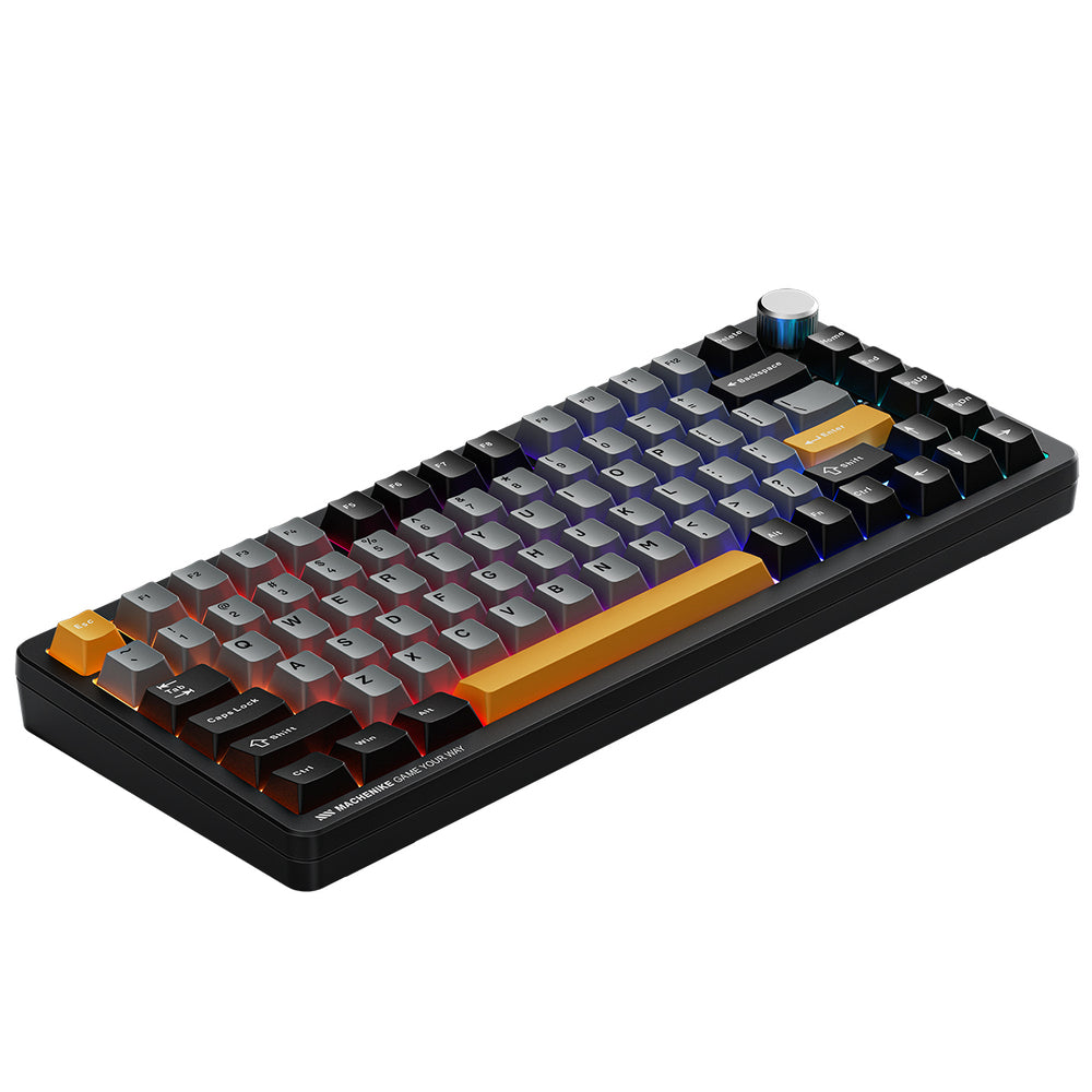 Machenike K600-B82W Wireless Mechanical Backlit Gaming Keyboard GR Silver Switch - Black_2