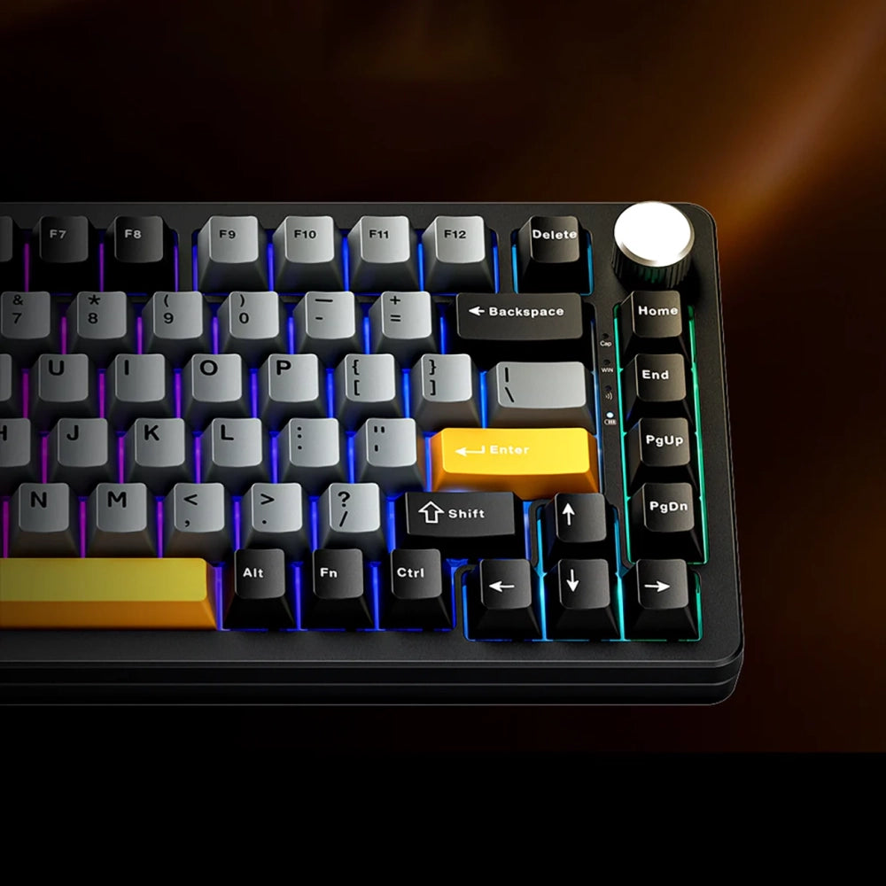 Machenike K600-B82W Wireless Mechanical Backlit Gaming Keyboard GR Silver Switch - Black_8