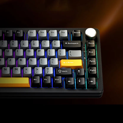 Machenike K600-B82W Wireless Mechanical Backlit Gaming Keyboard GR Silver Switch - Black_8