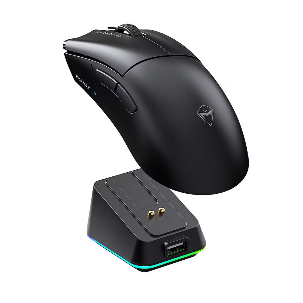 Machenike L8 Max Wireless Gaming Mouse with Charging Station - Black_2