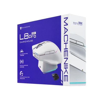 Machenike L8 Pro Wireless Gaming Mouse with Charging Station - Black_5