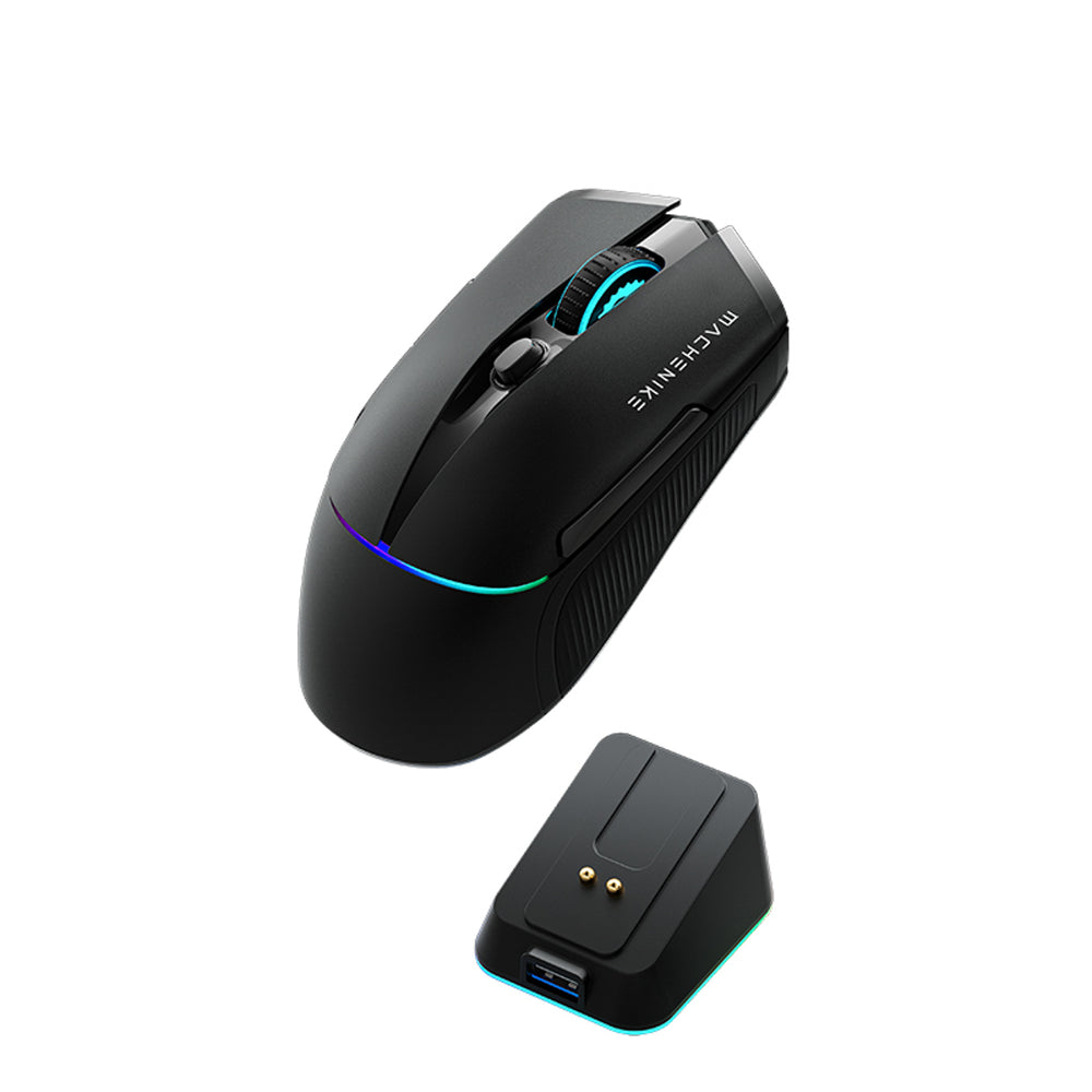 Machenike L8 Pro Wireless Gaming Mouse with Charging Station - Black_2