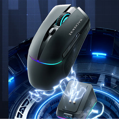 Machenike L8 Pro Wireless Gaming Mouse with Charging Station - Black_6