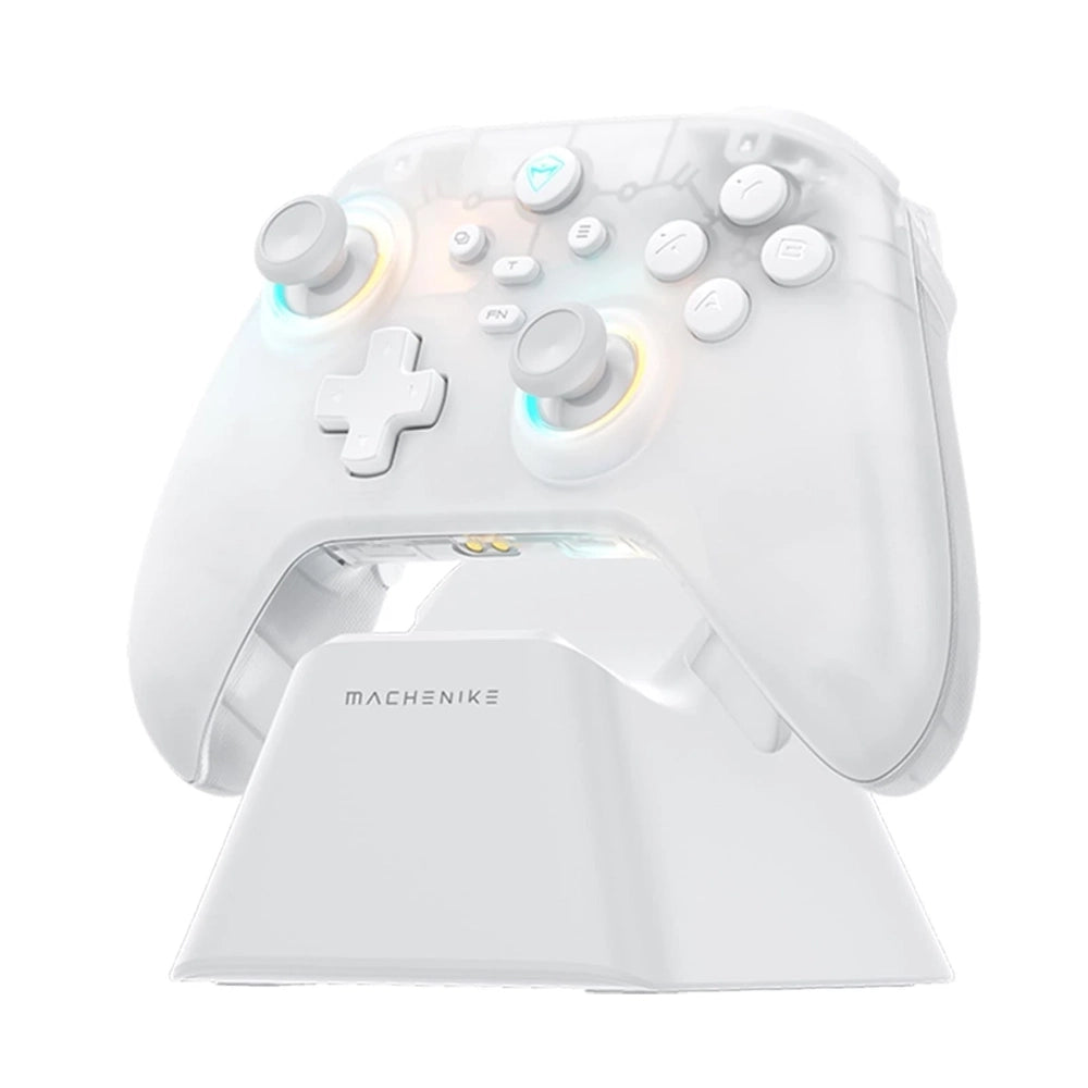 Machenike G3 V2 Wireless Game Controller with Charging Station - White_0