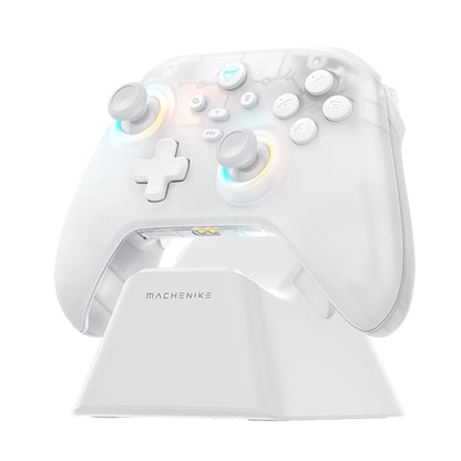 Machenike G3 V2 Wireless Game Controller with Charging Station - White_0