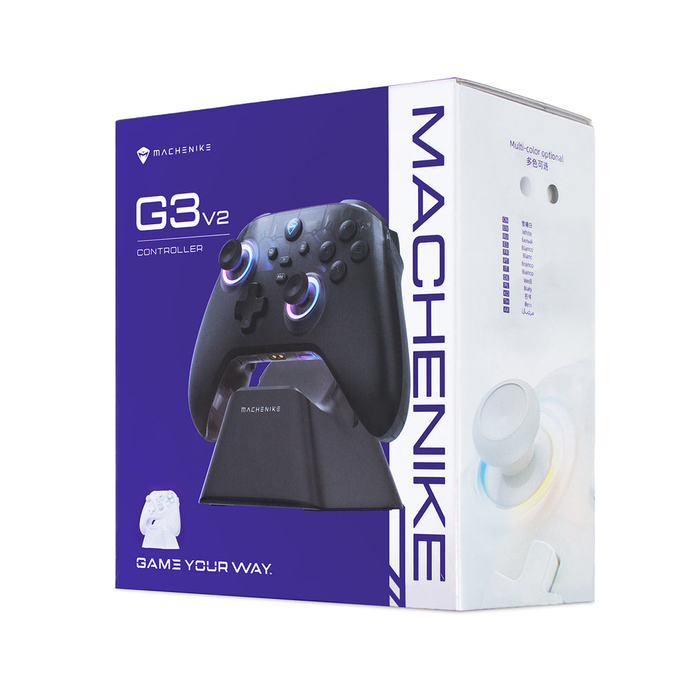 Machenike G3 V2 Wireless Game Controller with Charging Station - Black_4
