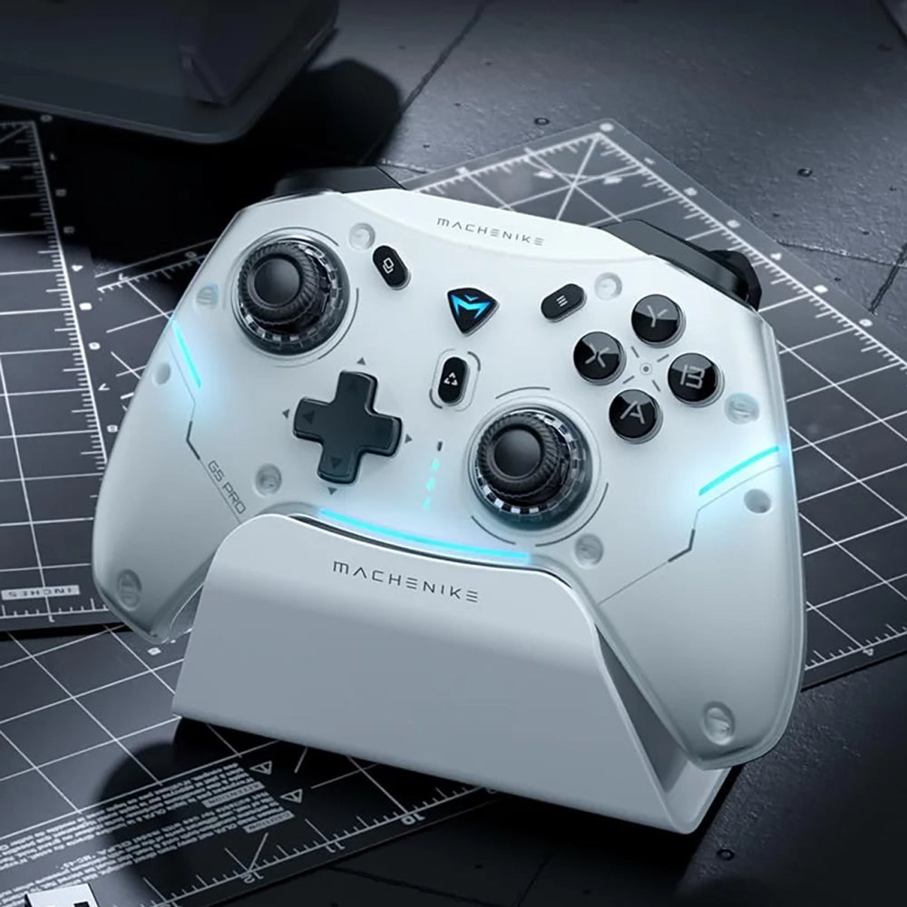 Machenike G5Pro Max Wireless Game Controller with Charging Station - White_1