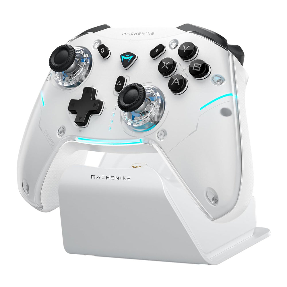 Machenike G5Pro Max Wireless Game Controller with Charging Station - White_2