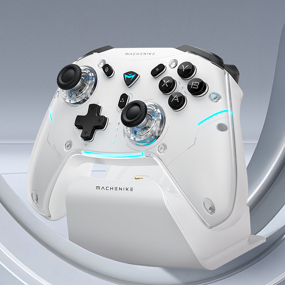 Machenike G5Pro Max Wireless Game Controller with Charging Station - White_3