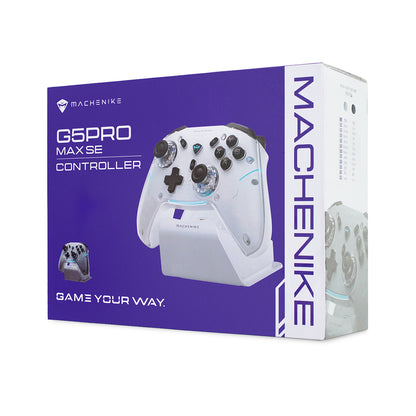Machenike G5Pro Max Wireless Game Controller with Charging Station - White_6