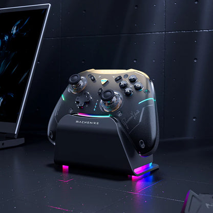 Machenike G5Pro Premium Edition Wireless Game Controller with Charging Station - Black and Gold_6