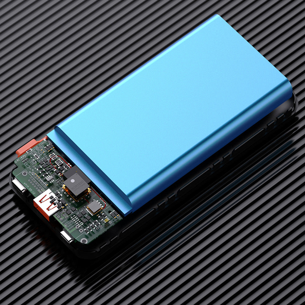 Wozinsky WFC-15B 20000mAh 22.5W PD20W Powerbank with Built-in Lightning and USB-C Cables - Black_5