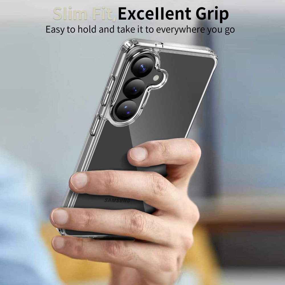 Tech-Protect FlexAir Hybrid Case for Samsung Galaxy S26+ - Clear_5